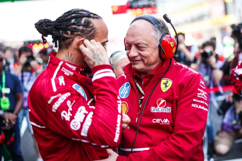 Frédéric Vasseur : « Adapter Lewis Hamilton à Ferrari était un défi sous-estimé »